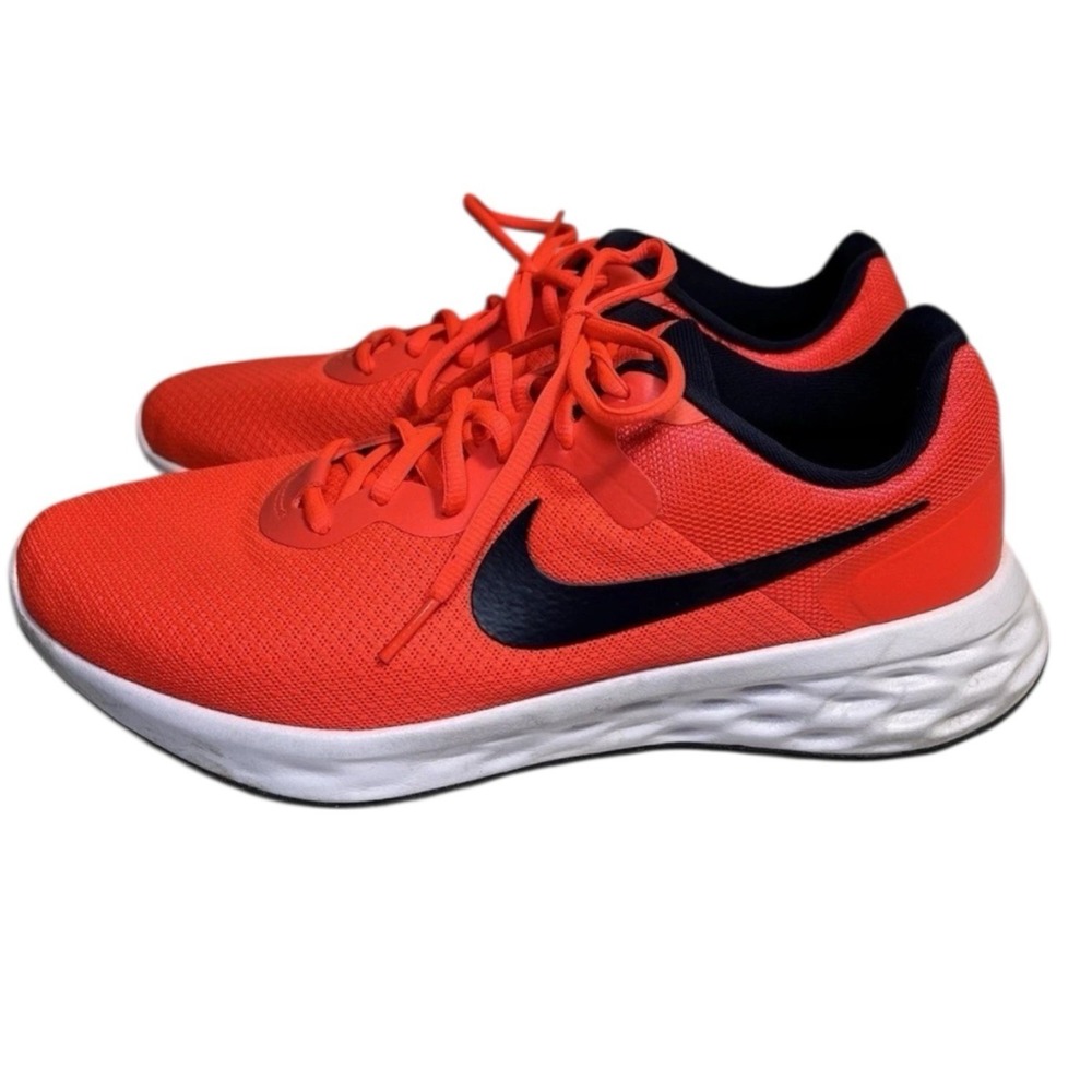 Nike Revolution 6 Women's 10 Wide Bright Red Running Shoes DD8475-601 Comfort
